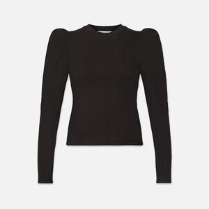 Frame Draped Femme Tee in Navy (22)